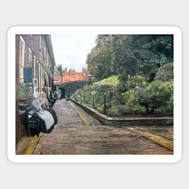 stevenstift in leiden 1889 - Max Liebermann Sticker by Kollagio